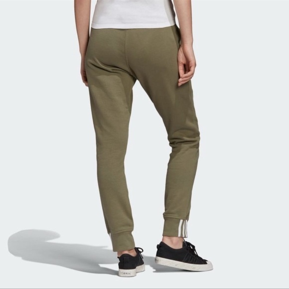 Adidas Women’s R.Y.V. Track Pants French Terry Joggers FM4383 Small Legacy Green - Picture 7 of 15